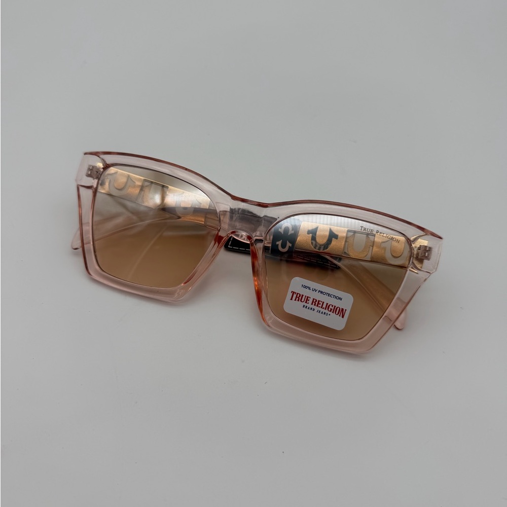 True Religion‎ Pink and Gold Sunglasses